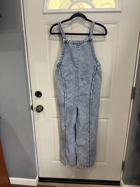 Light Wash Denim Overalls